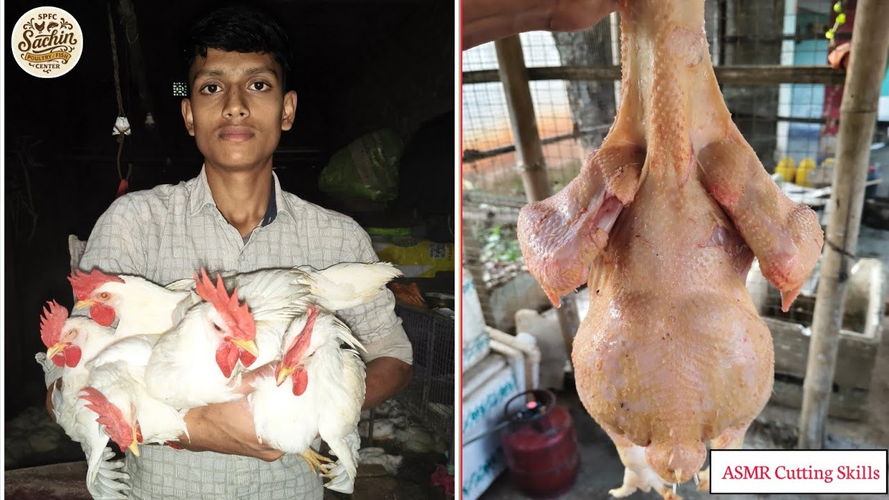 How to Cut Chicken Properly | Knife Skills Tutorial / @Sachin_P-F_Center 