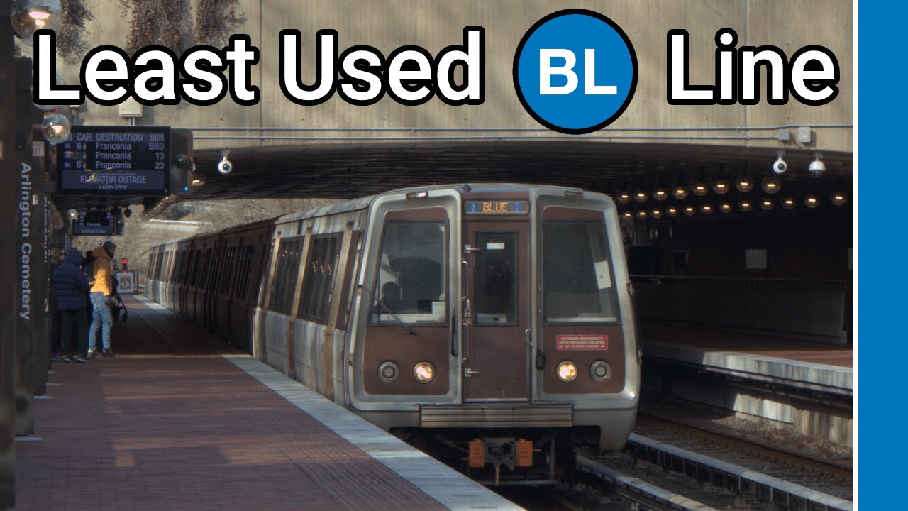 Least Used DC Metro Station on the Blue Line! - Arlington Cemetery 🔵