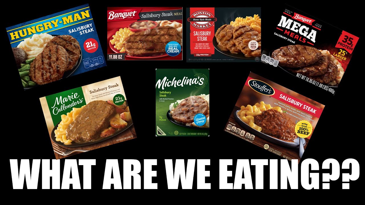 Which Is The BEST Frozen Salisbury Steak  - WHAT ARE WE EATING??