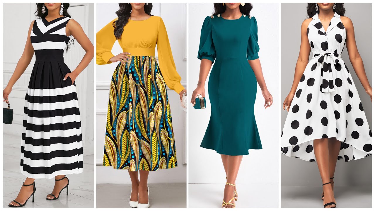 Increíbles Ideas de Vestidos Casuales! Modelos muy bonitos,