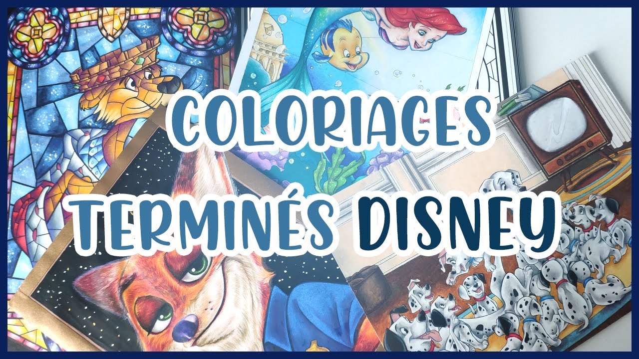 COLORIAGES TERMINÉS : DISNEY
