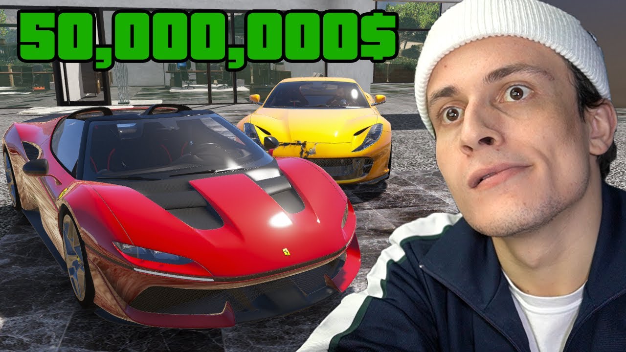 ყველა FERARRI მოვიპარე მაღაზიიდან GTA5ში !