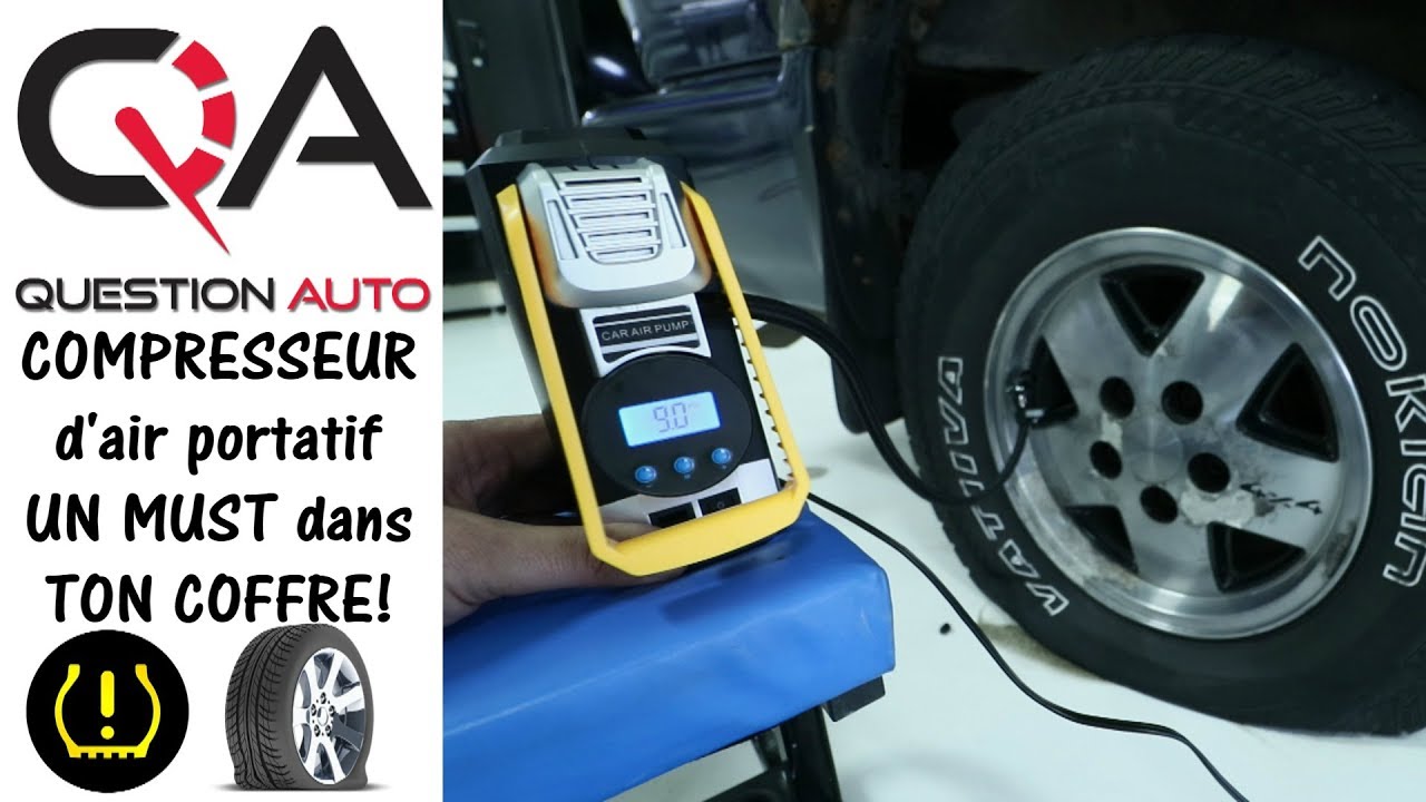 Compresseur d'air portatif | Toujours le garder dans votre voiture!!