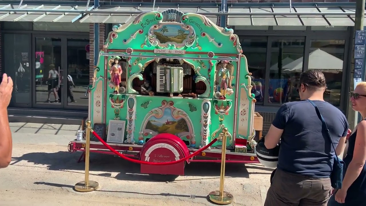 Strassenorgel-Hamburg: Pluk de Dag spielt den kleinen Tanzmedley auf dem Ahrensburger Stadtfest 2023