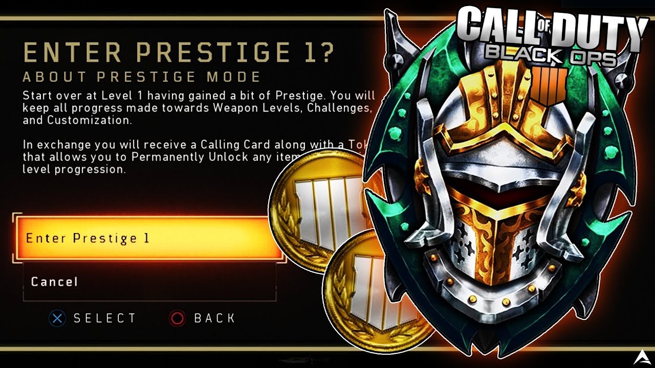 What Happens When You PRESTIGE in Black Ops 4? [Black Ops 4 Prestige Mode]