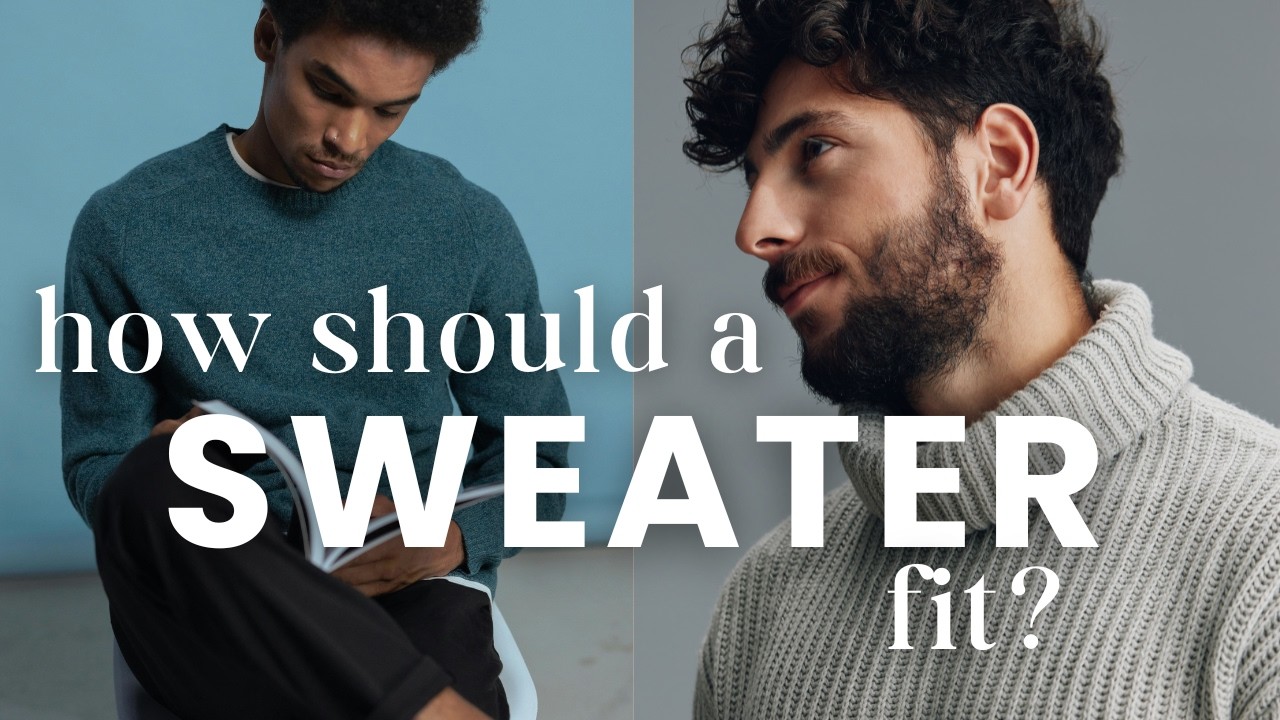 How Should a Sweater Fit a Man? STOP Wearing Sweaters That Are TOO BIG