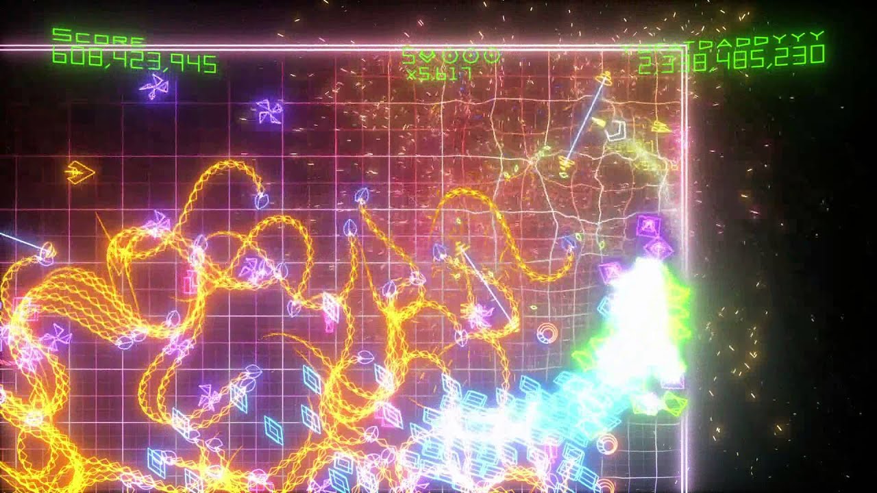 Geometry Wars 2 Evolved WORLD RECORD 2.5 Billion