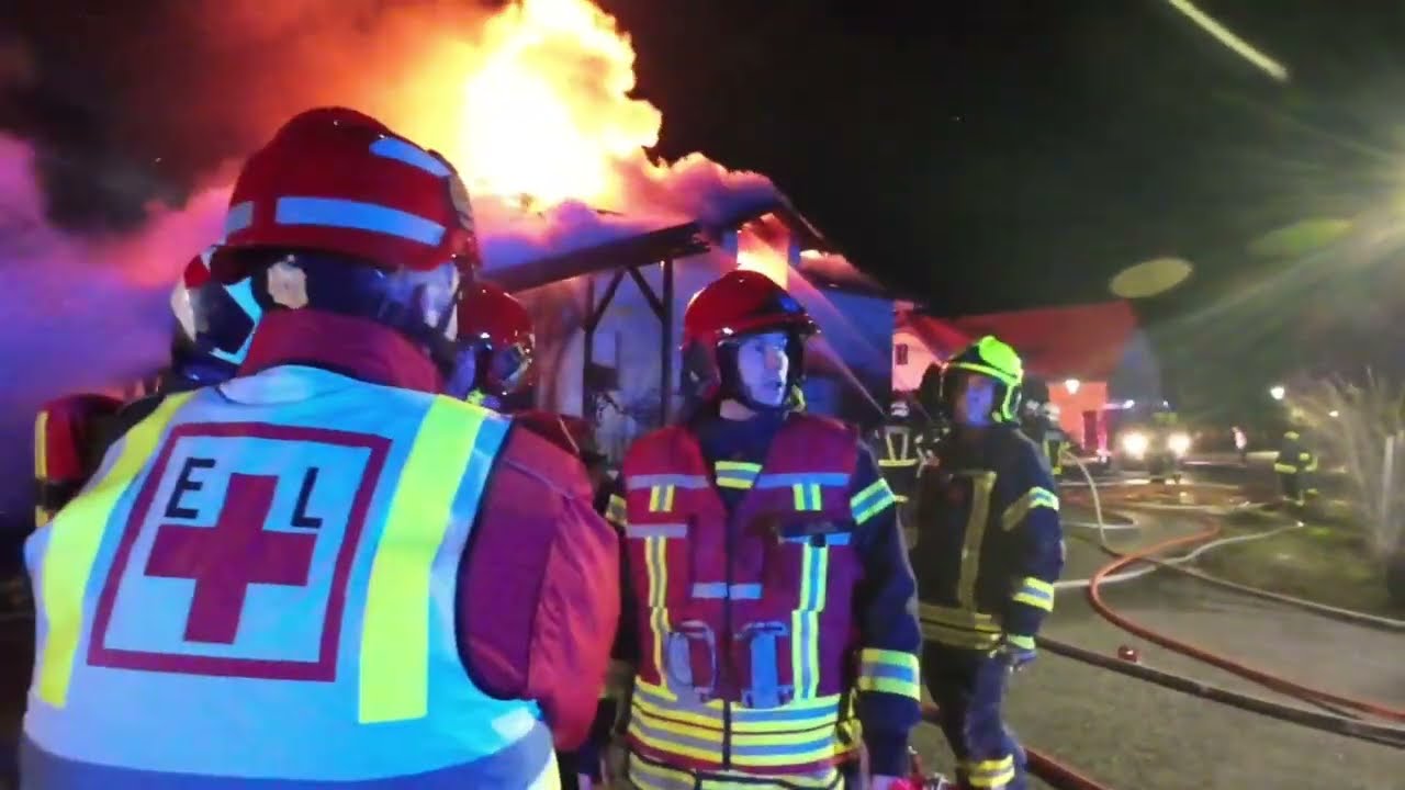 Wohnhausbrand in Langenrohr