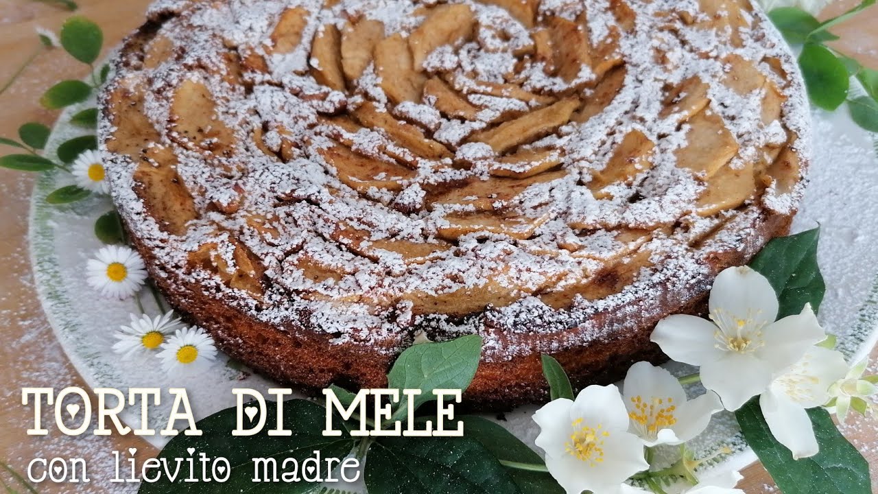 TORTA DI MELE con lievito madre
