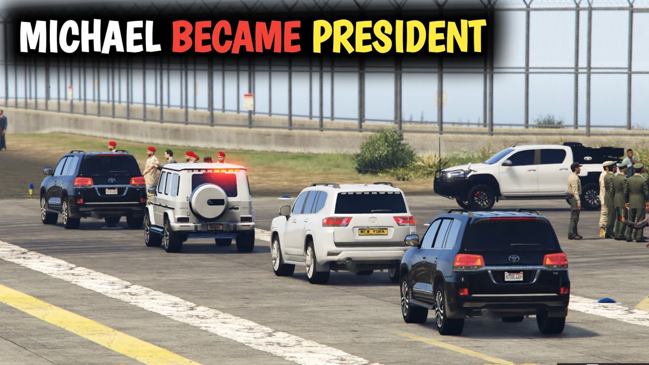 GTA 5 - Michael Won Presidential Election - VIP Security Protocol