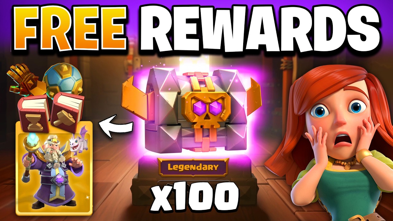 Opening 100 FREE Chests in Clash of Clans!