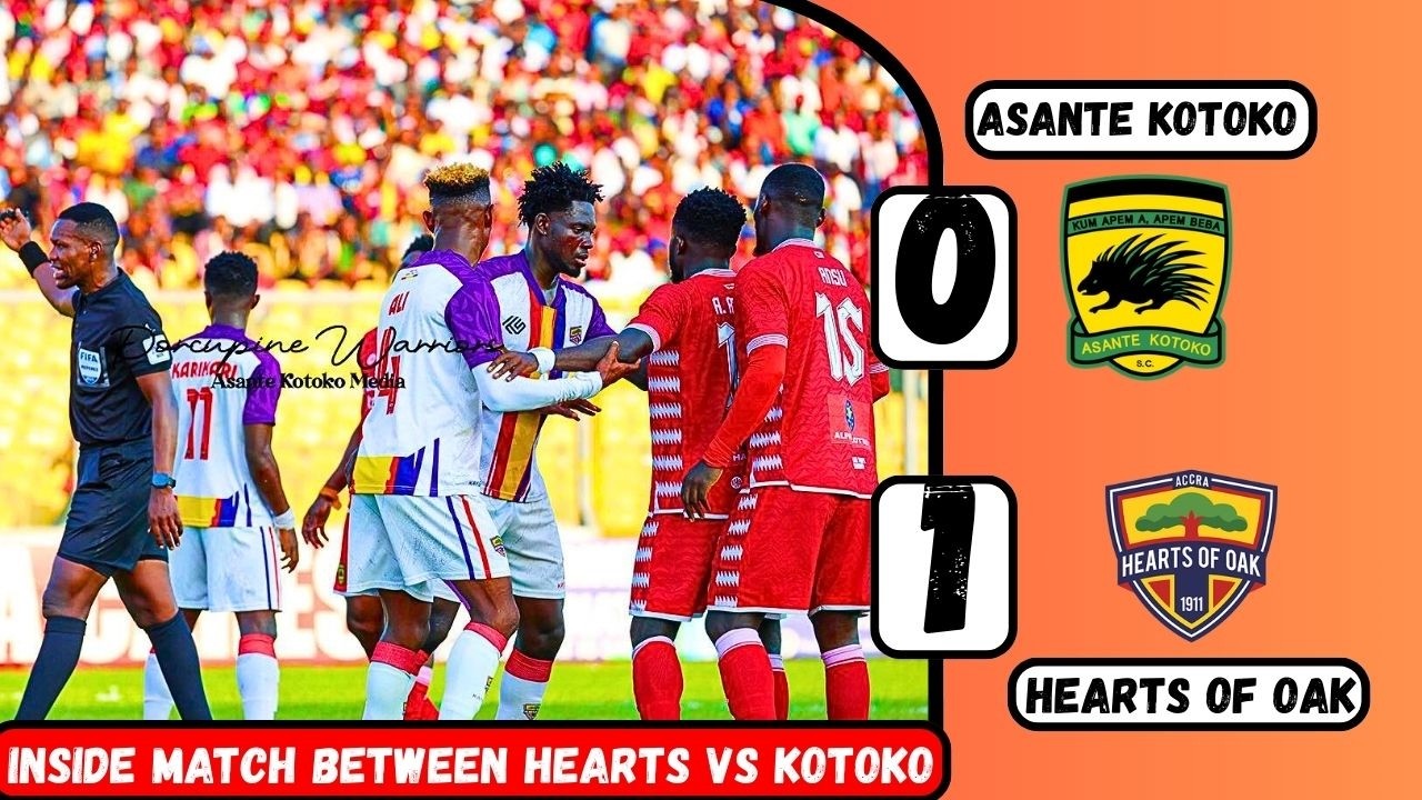 Kotoko Vs Hearts Chaos! Bus Clashes, Tunnel Drama &Shocking juju scene Revealed inside Matchday