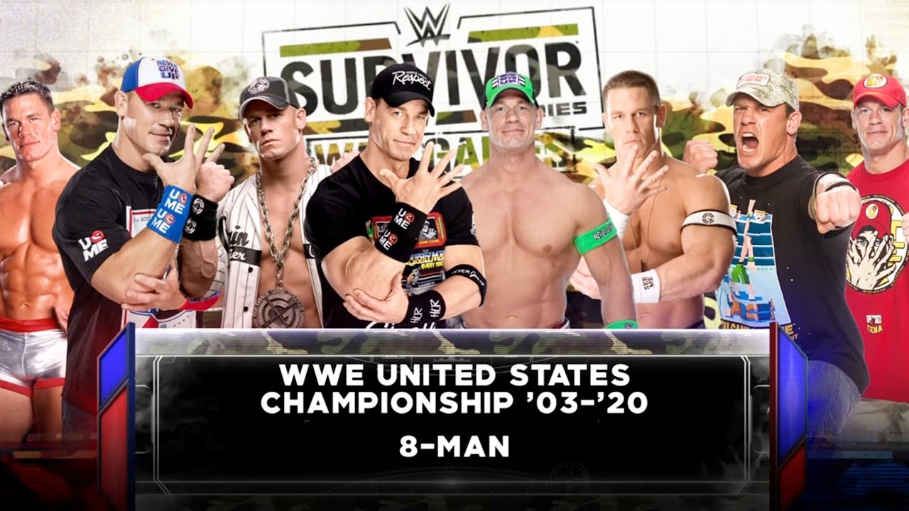 WWE2K23 - 8 Men Elimination Match ! ( All John Cena) PS5 Gameplay