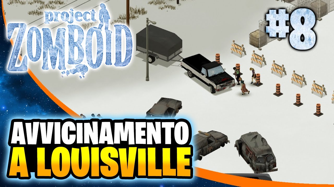 AVVICINAMENTO A LOUISVILLE ▶ Project Zomboid gameplay ITA #8 - MOD Cryogenic Winter