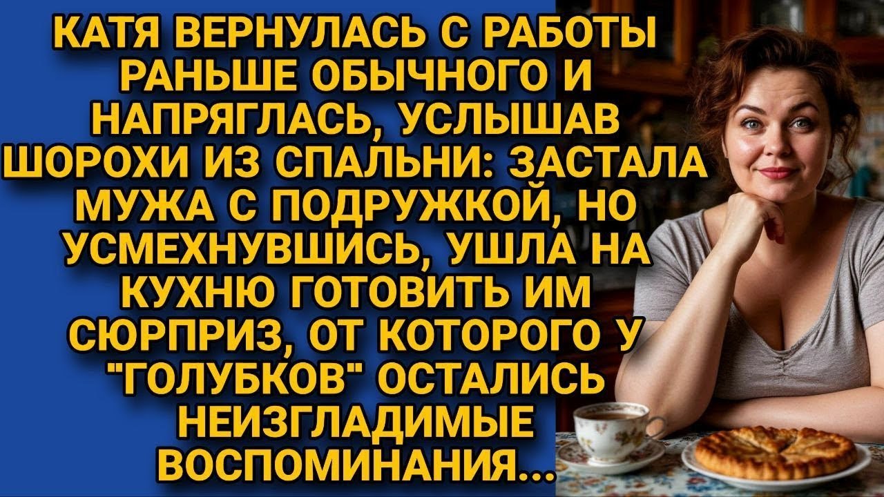 Застав мужа с подружкой, приготовила им запоминающийся сюрприз...