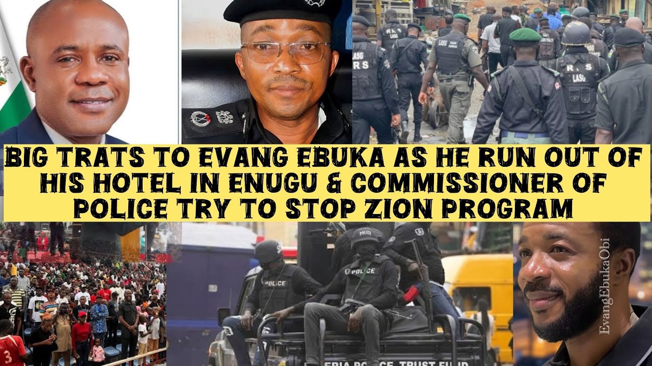 BIG THRE@TS TO EVANG EBUKA LIFE IS AT RI$K RIGHT NOW IN ENUGU COMMISSINER OF POLICE TRY TO STOP ZION