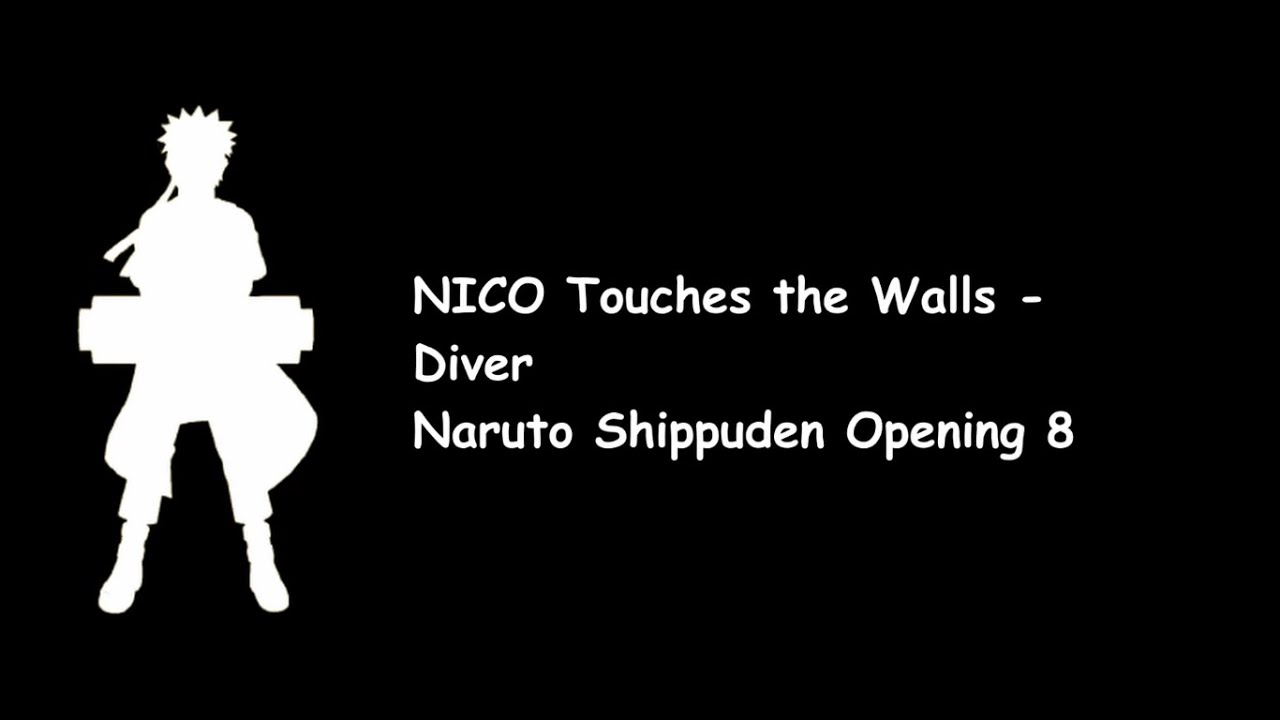 NICO Touches the Walls - Diver (Naruto Shippuden Opening 8) Lyrics Video