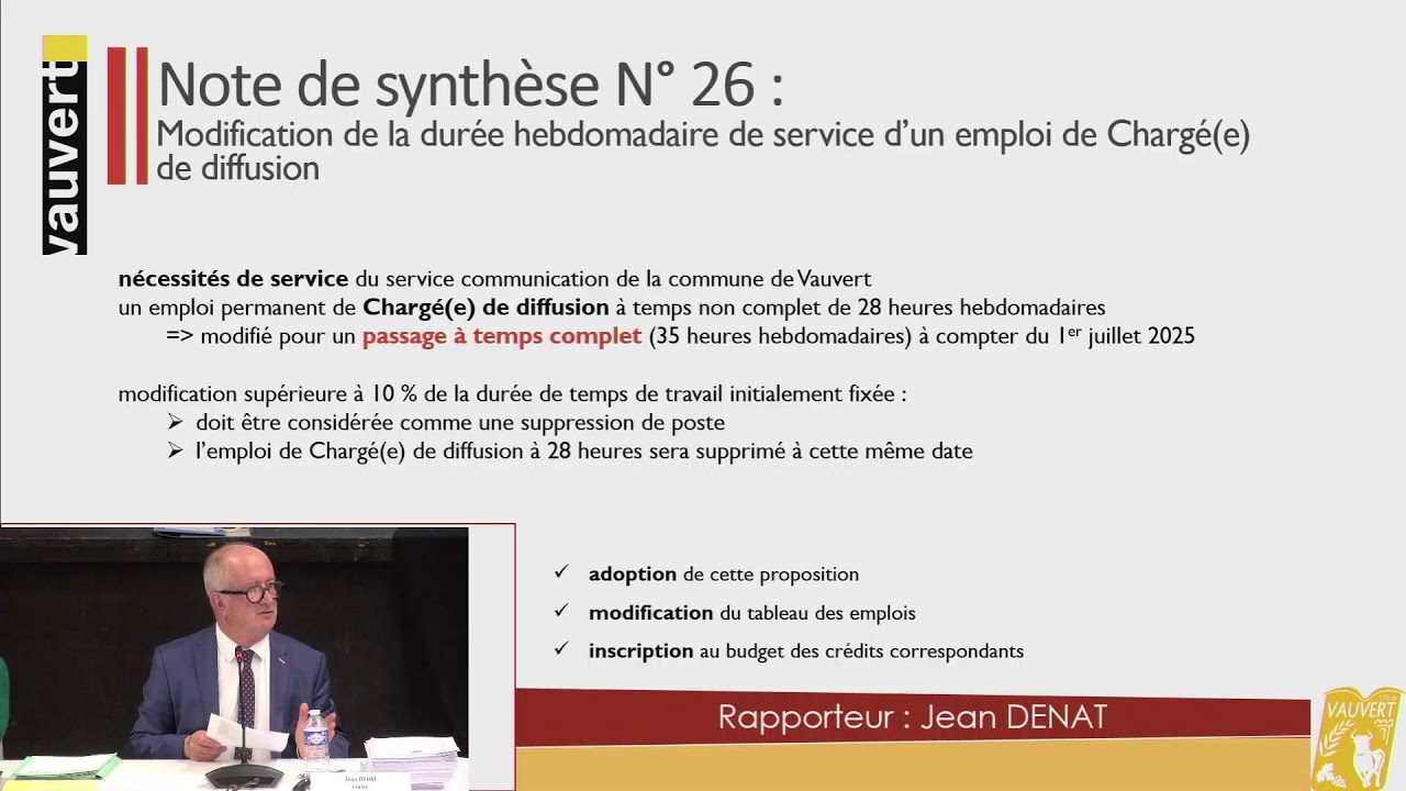 Conseil Municipal