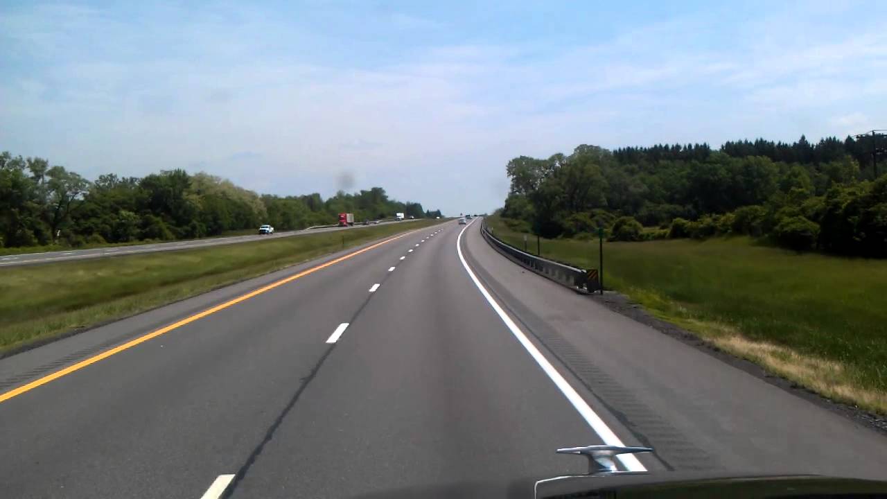 Rolling past the Montezuma National Wildlife Refuge on Interstate 90 in New York