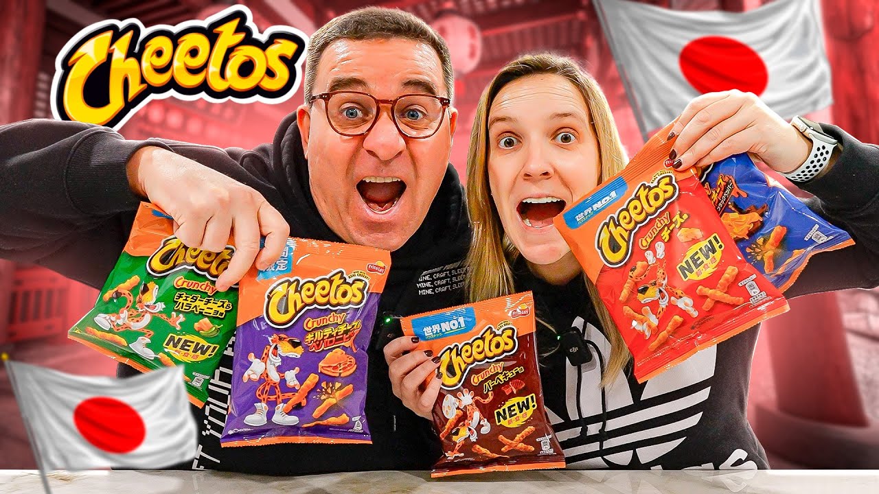 EXPERIMENTEI CHEETOS DO JAPÃO 🇯🇵