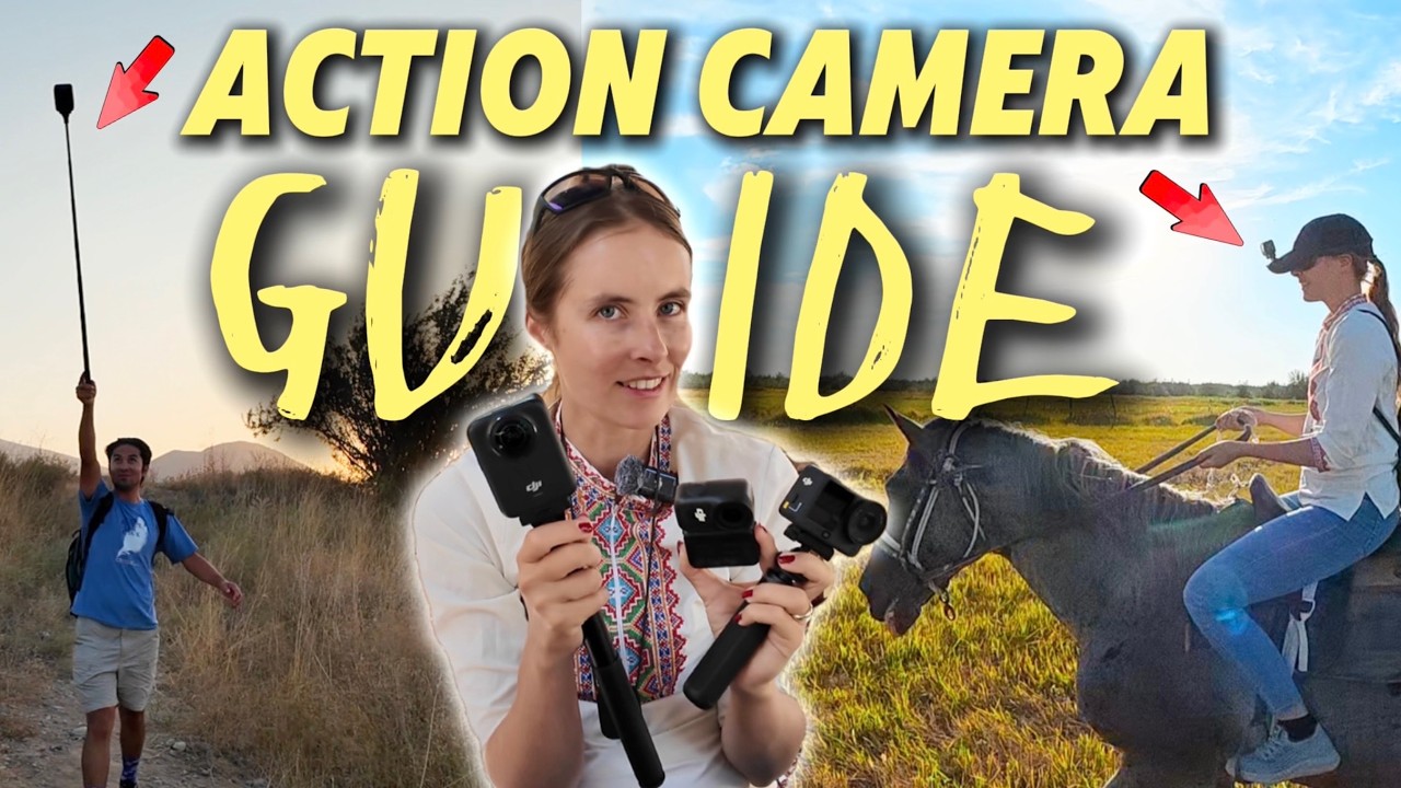 Comparing DJI action cameras! 📷 Osmo 360 VS nano VS action 6!