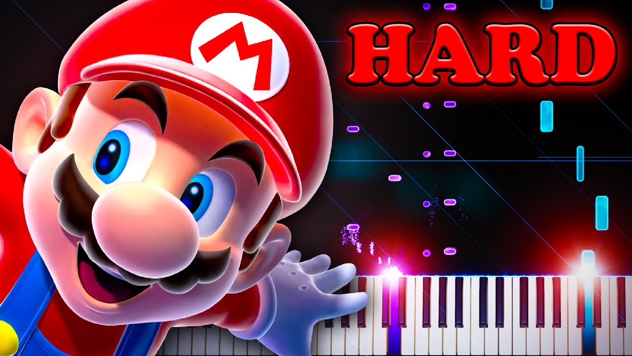 Ocean Race (from Super Mario Galaxy) - Piano Tutorial