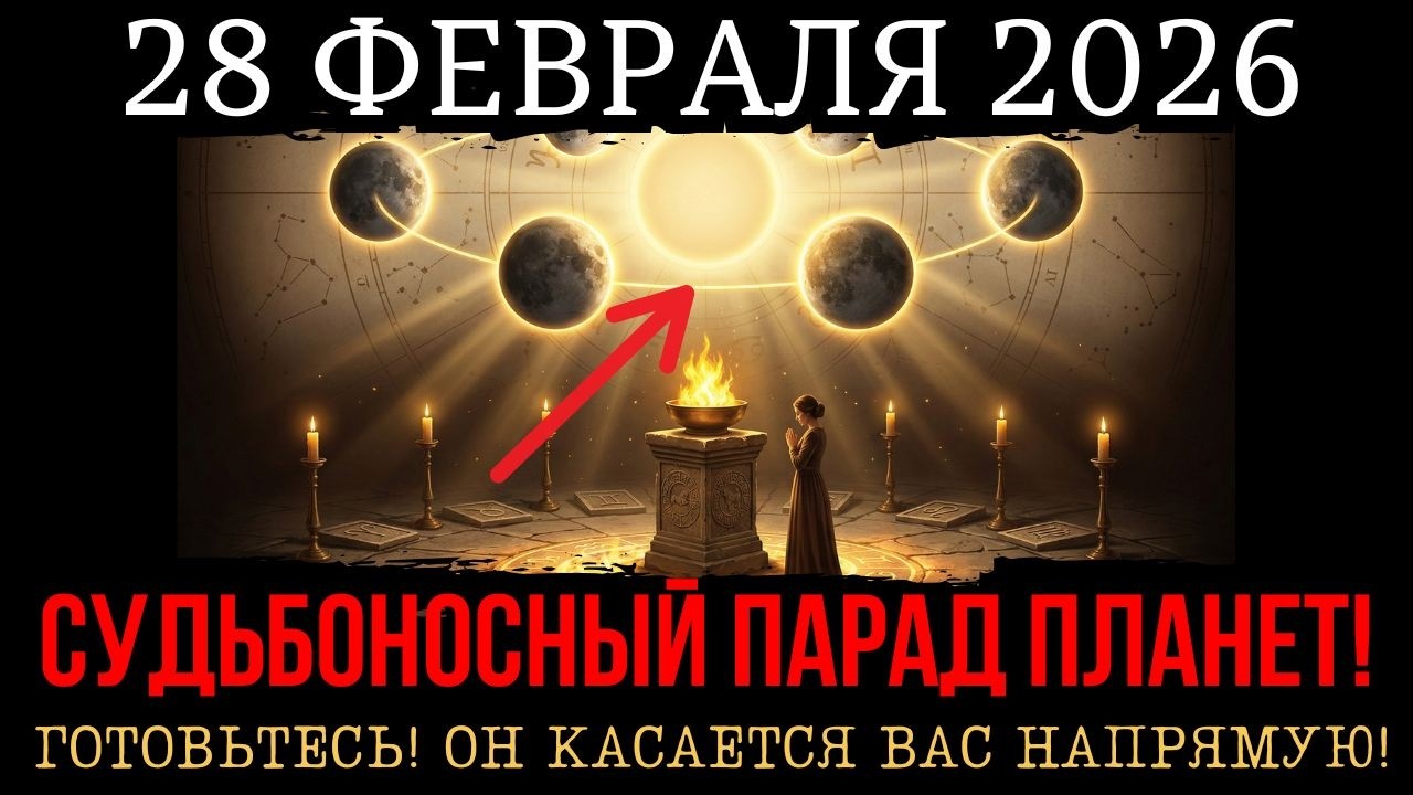 Начинается! Истинное духовное значение редкого ПЛАНЕТАРНОГО ПАРАДА! 28 февраля 2026!