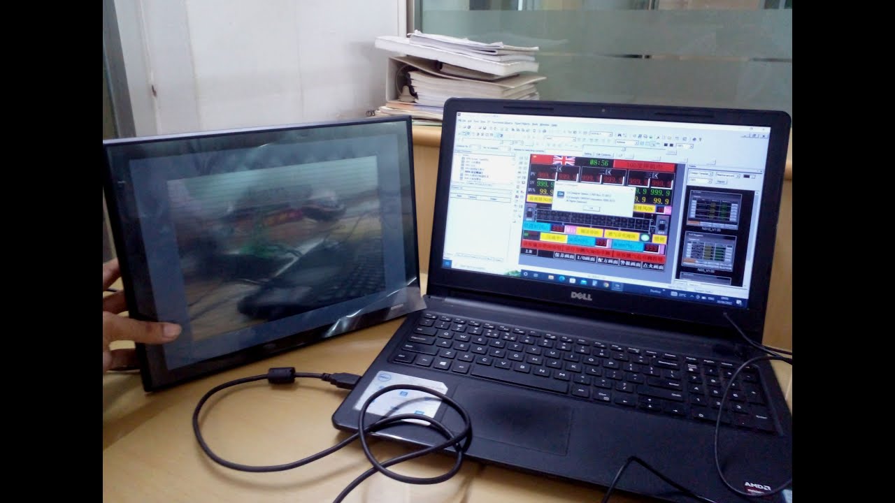 Download program to Omron HMI