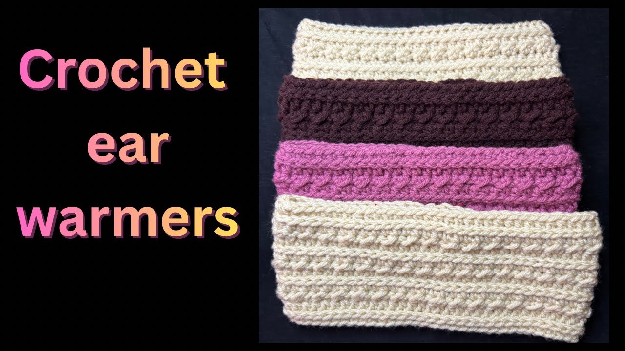 Crochet 🧶 Ear Warmers ❤️( Headbands )            🥰For winter 🥶❄️ | Easy Tutorial 