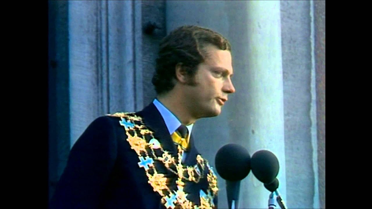 Sång efter H.M Carl XVI Gustafs trontillträde