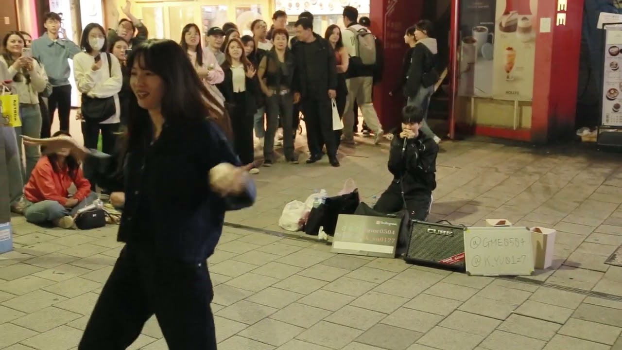 Kpop&JHKTV]かがわゆう&hyojin in hongdaeQueencard-(G)I-DLE카가와 &효진 홍대케이팝 댄스 퀸카 여자아이들
