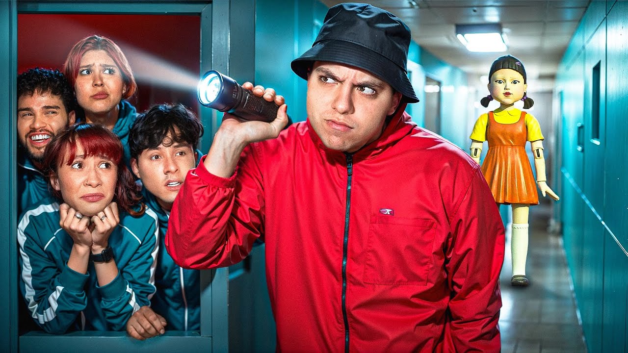 ESCONDIDAS versión JUEGO DEL CALAMAR 🦑 *en una mansión 🏠*