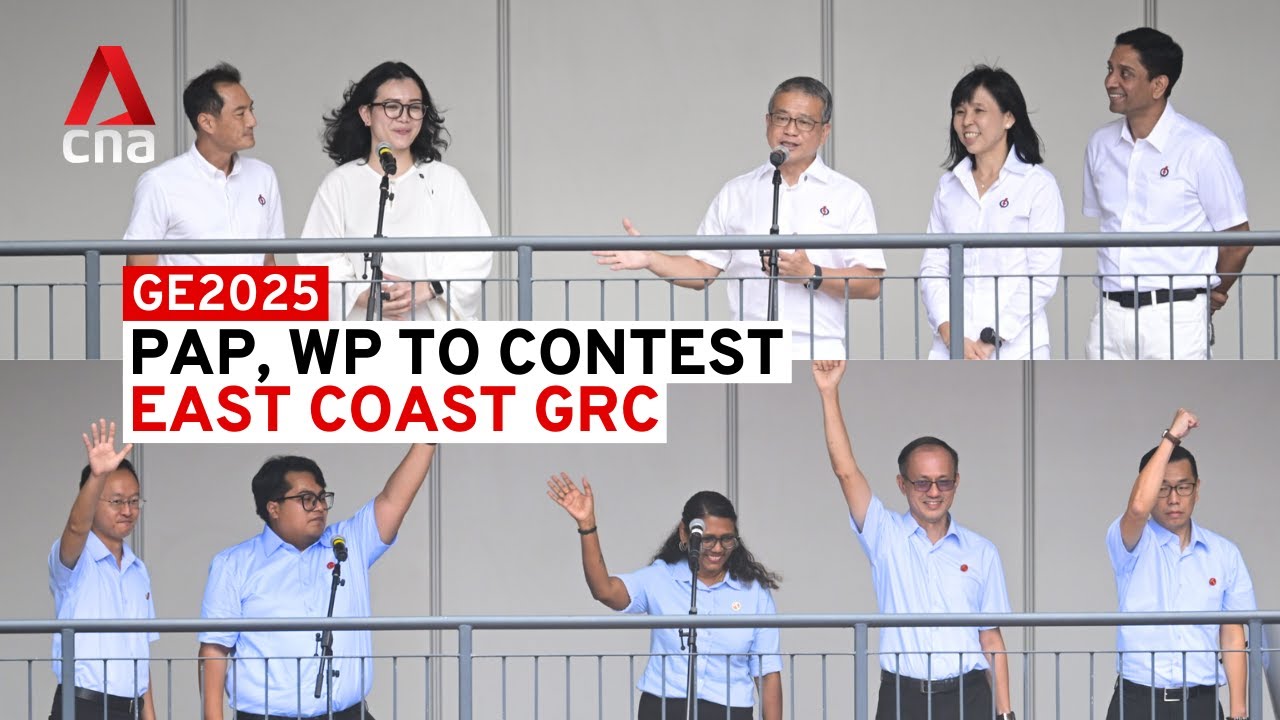 GE2025 Nomination Day: PAP and WP speeches for East Coast GRC