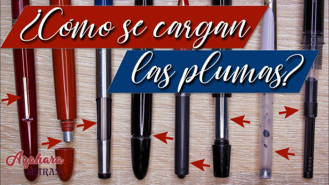 🖋️ ¿Cómo se Carga una Pluma Estilográfica? ¡8 Sistemas Distintos!