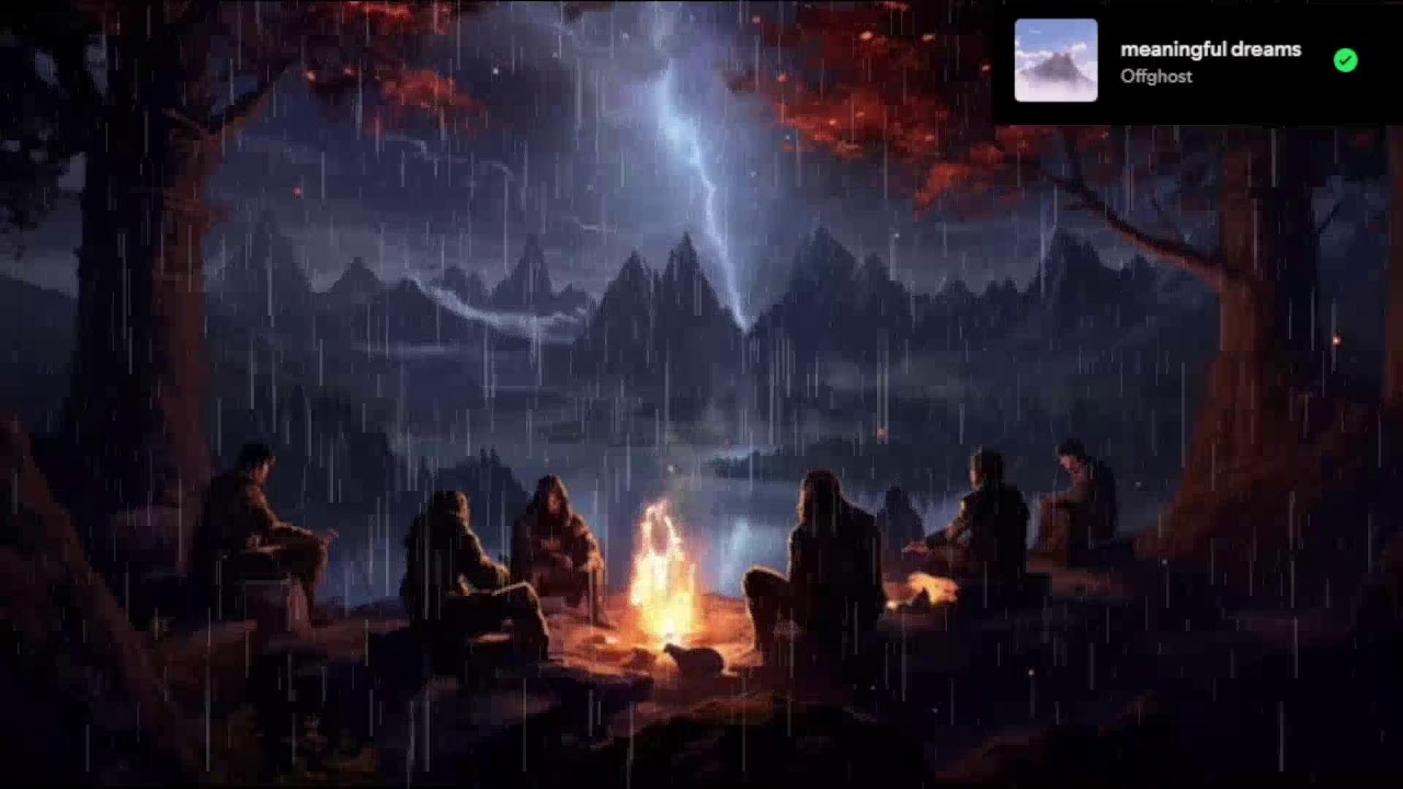 Relaxing Campfire Chill Music 🎵
