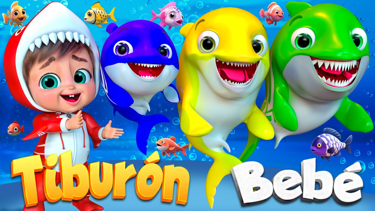 Diversión con el Tiburón Bebé | canciones infantiles y rimas infantiles  @SuperLucaEspanol
