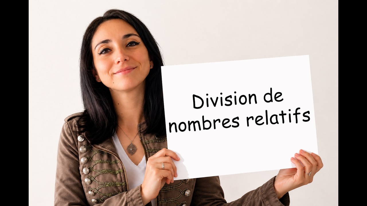 Division de nombres relatifs