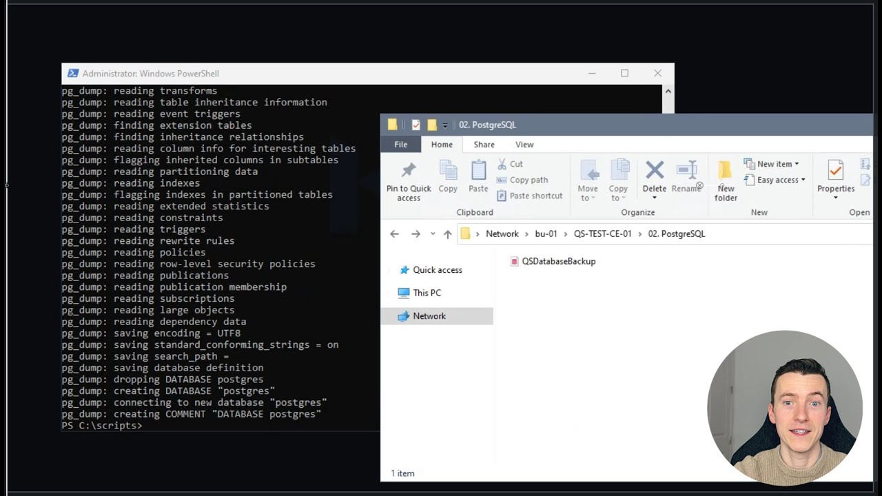 How to backup PostgreSQL for Qlik Sense