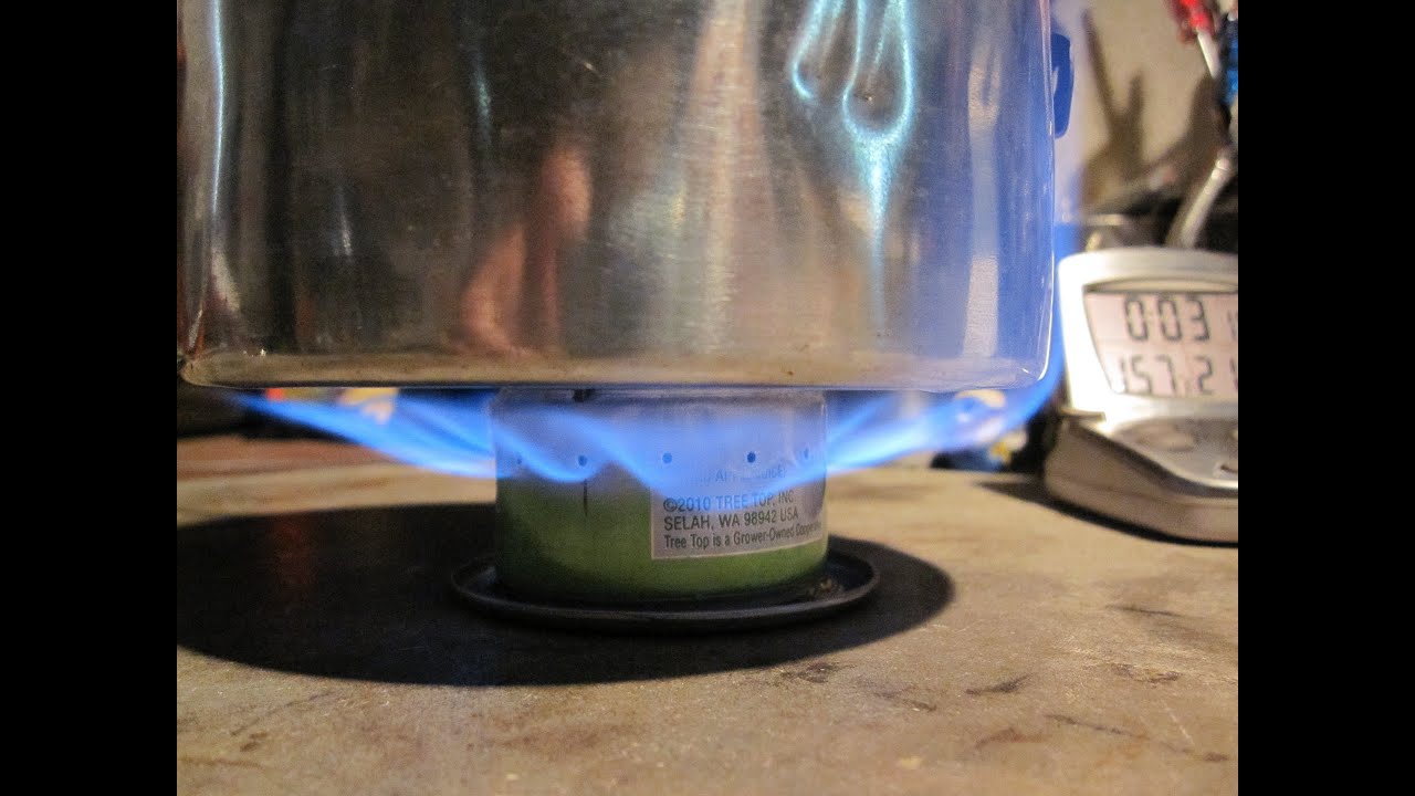 ColoradoCamper's Hybrid Side Burner Stove - Boil Test #1