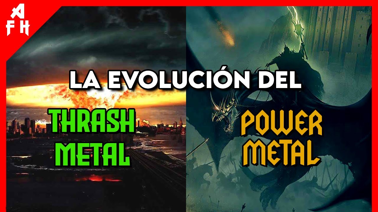 EVOLUCIÓN DEL THRASH METAL Y POWER METAL