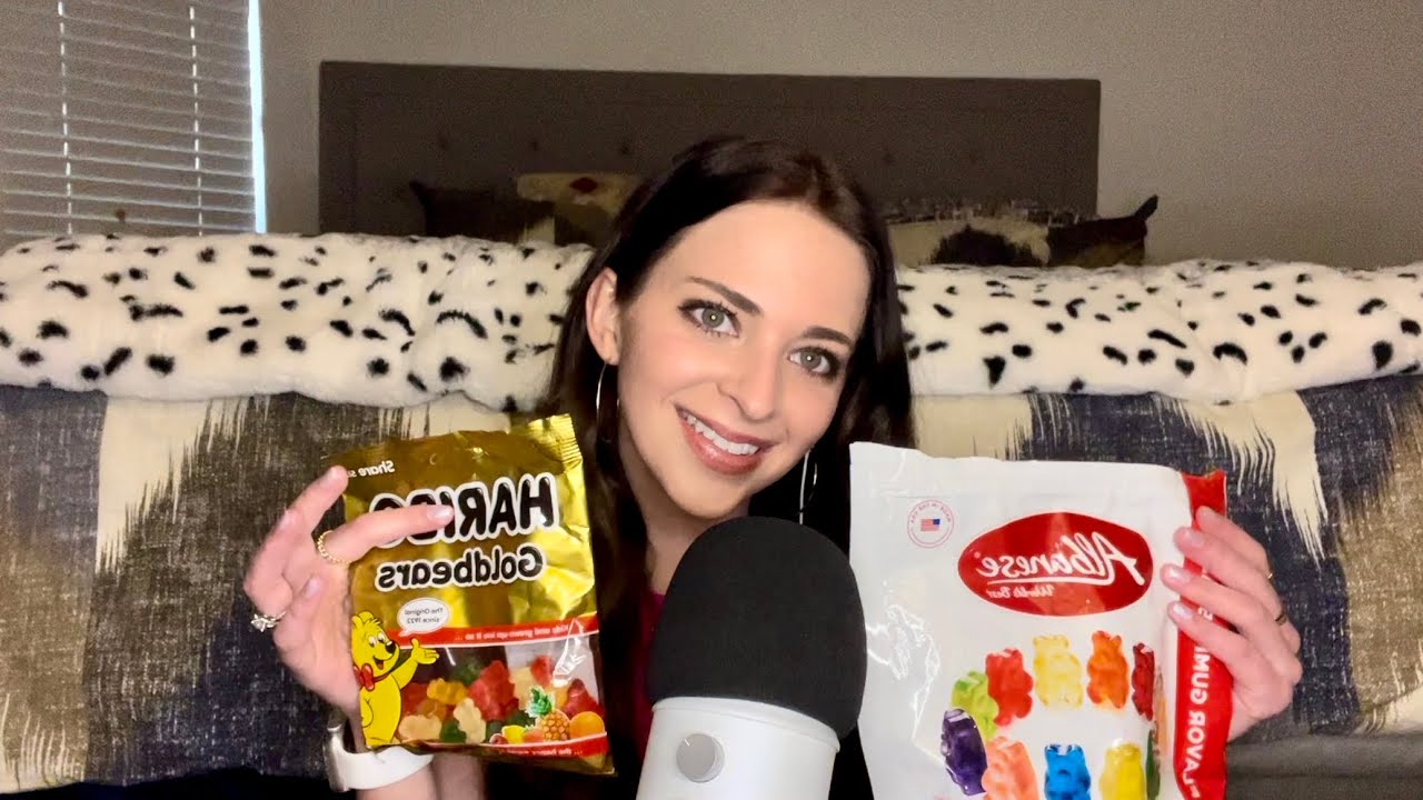 ASMR| Eating Gummy Candy while Whispering 🩷