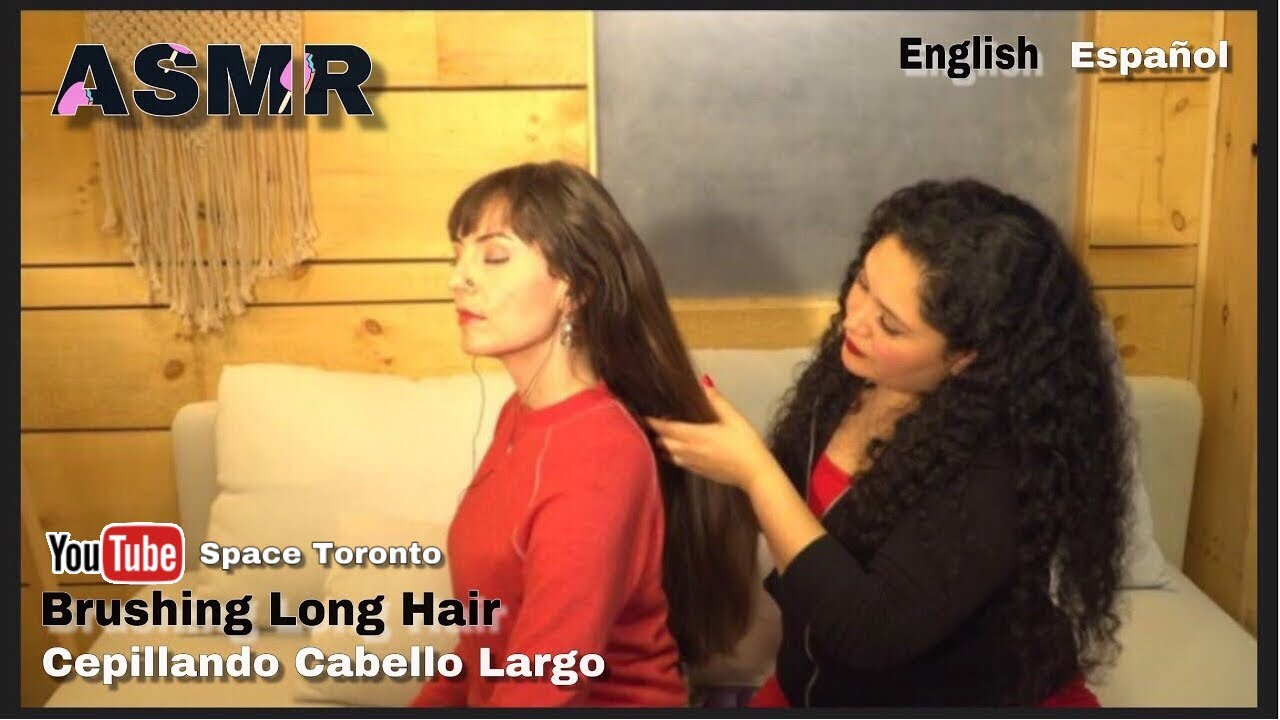 ASMR│Brushing Long Hair │Cepillando Cabello Largo ❤️