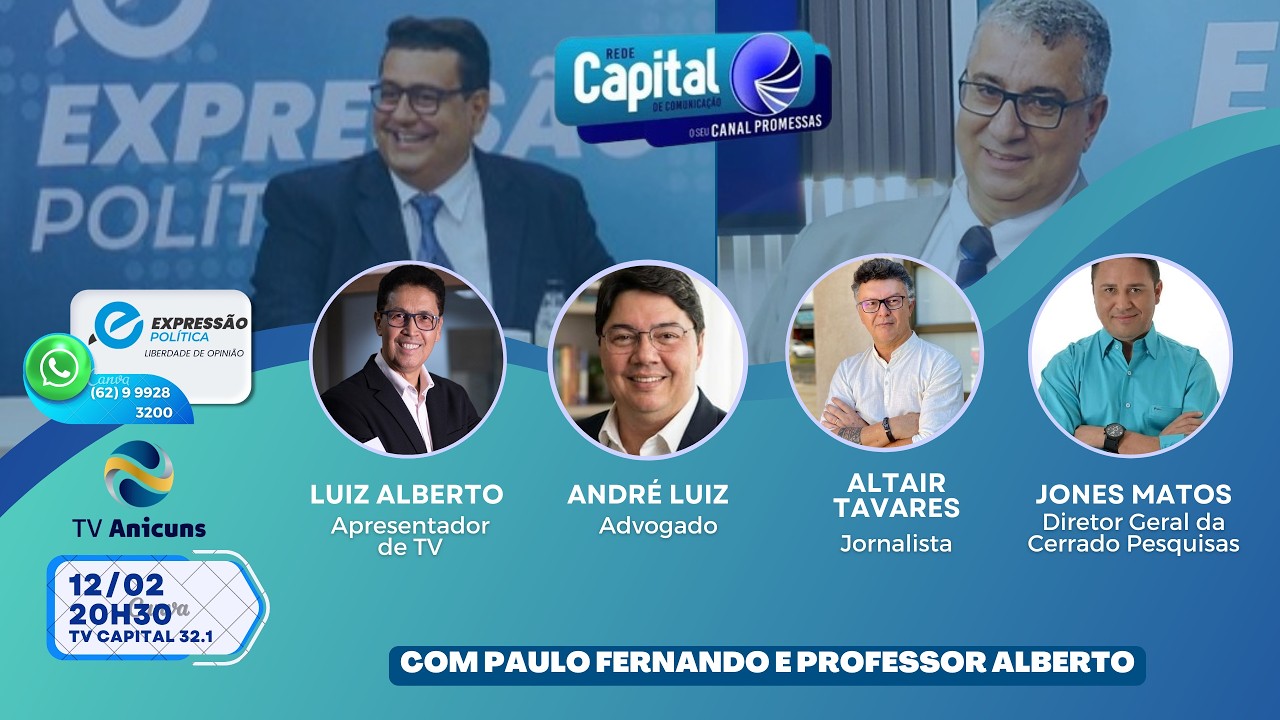 EXPRESSÃO POLÍTICA - PROGRAMA DO DIA 12.02.2026