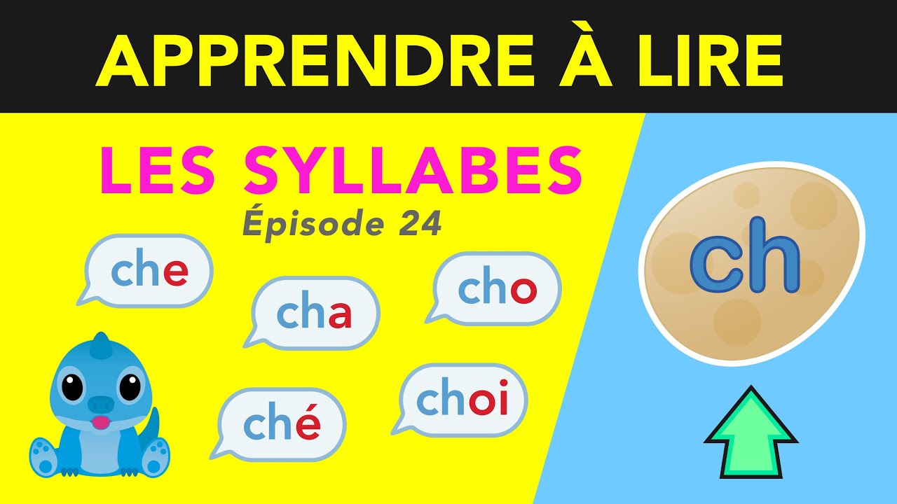 Lecture de syllabes avec le graphème CH | Méthode Syllabique Bobo (maternelle - CP - CE1)