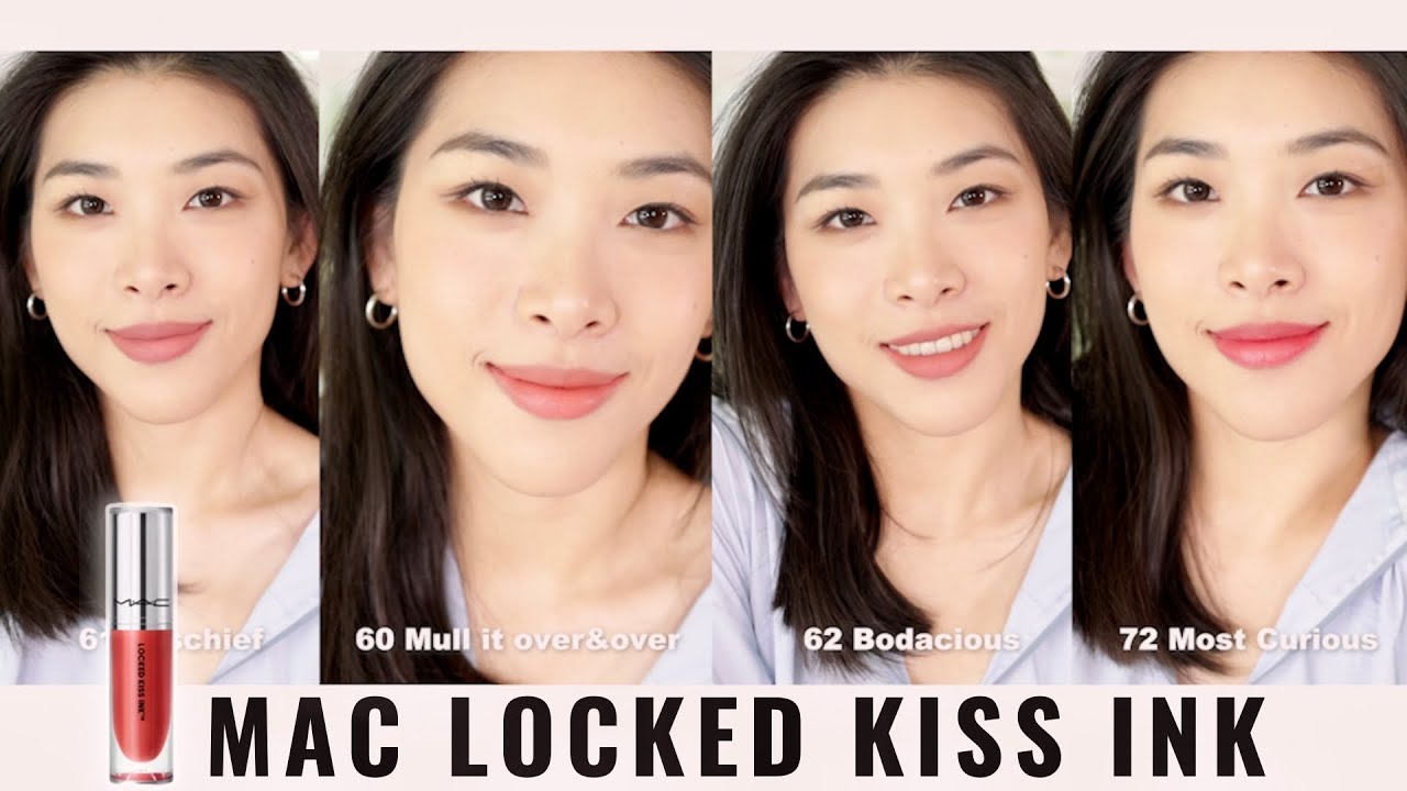 4支热门MAC Locked Kiss Ink锁色弹唇釉试色💄TF唇釉的平替｜超持久不褪色！