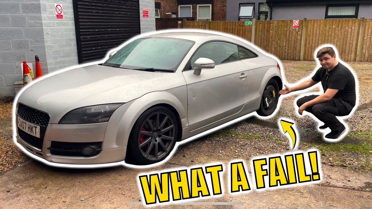 Покраска суппортов и замена колес на моем Audi TT MK2 *провал*