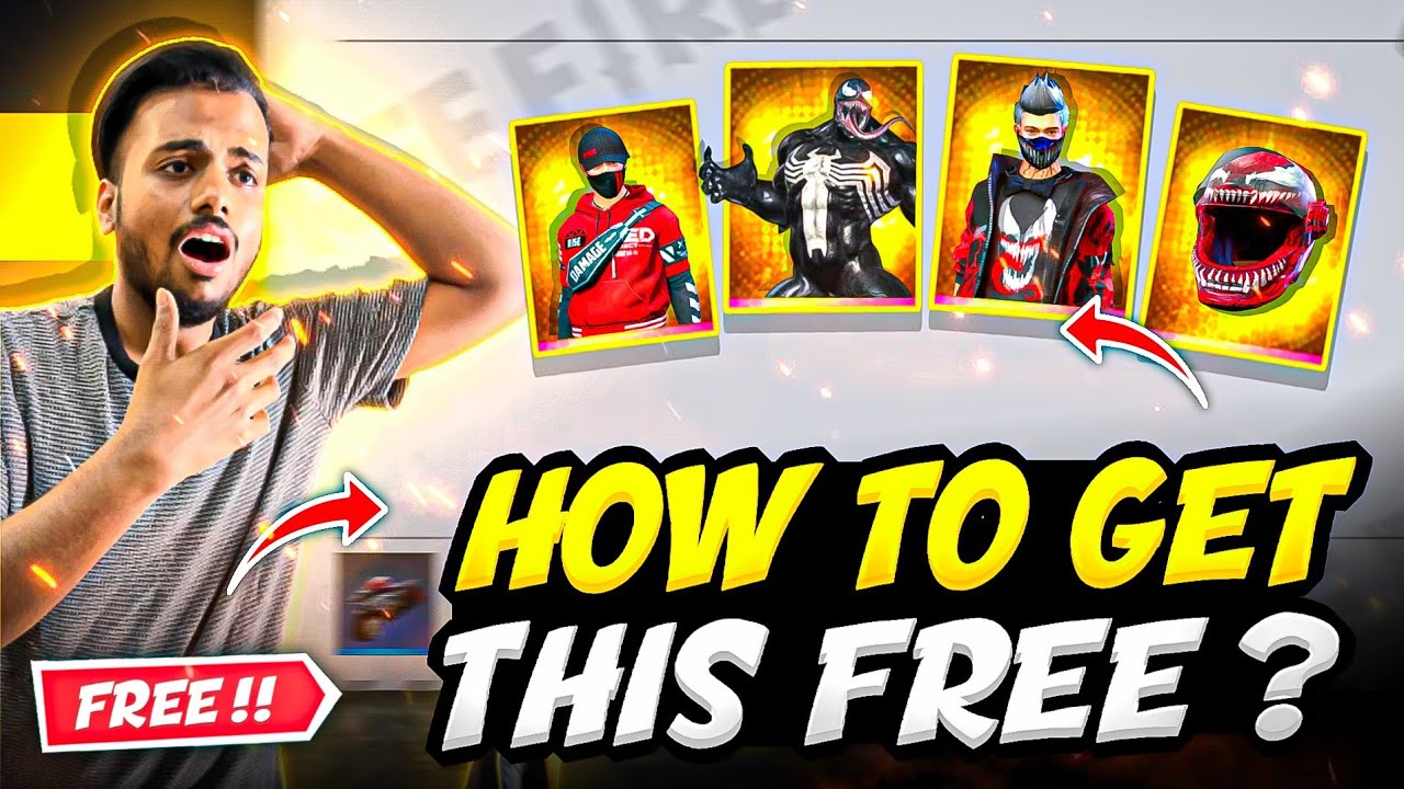 Garena Gifted Me Venom Event Bundle FF X Venom | Embrace the Chaos 😱 - Garena Free Fire