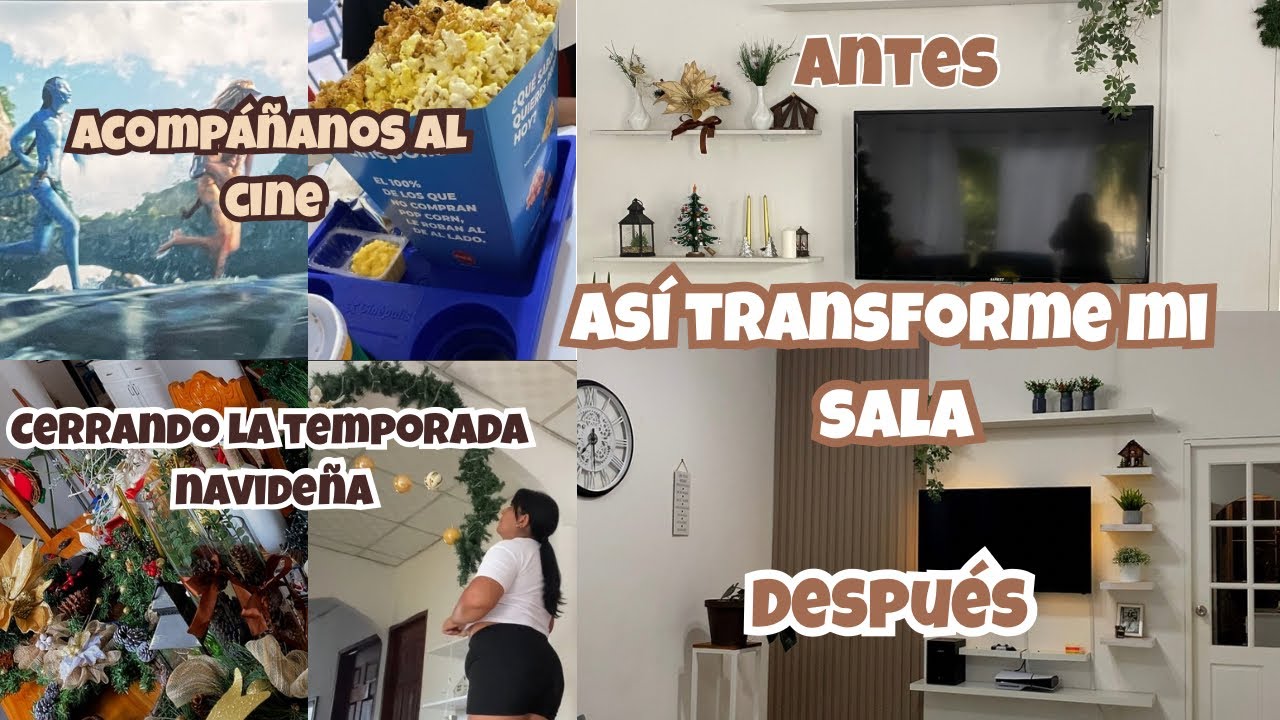 Adiós navidad #Cambio total en la sala