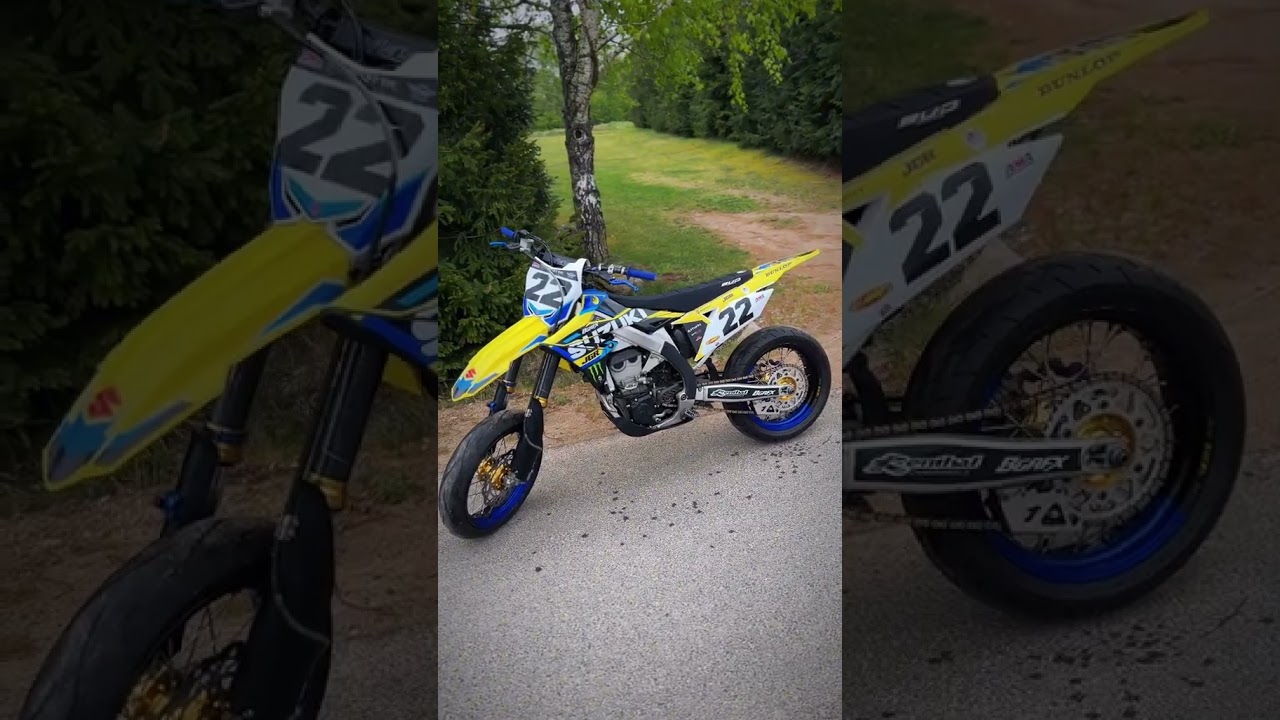Suzuki RMZ rarest of the market📸 #suzuki #rmz450 #supermoto #suzukirmz450