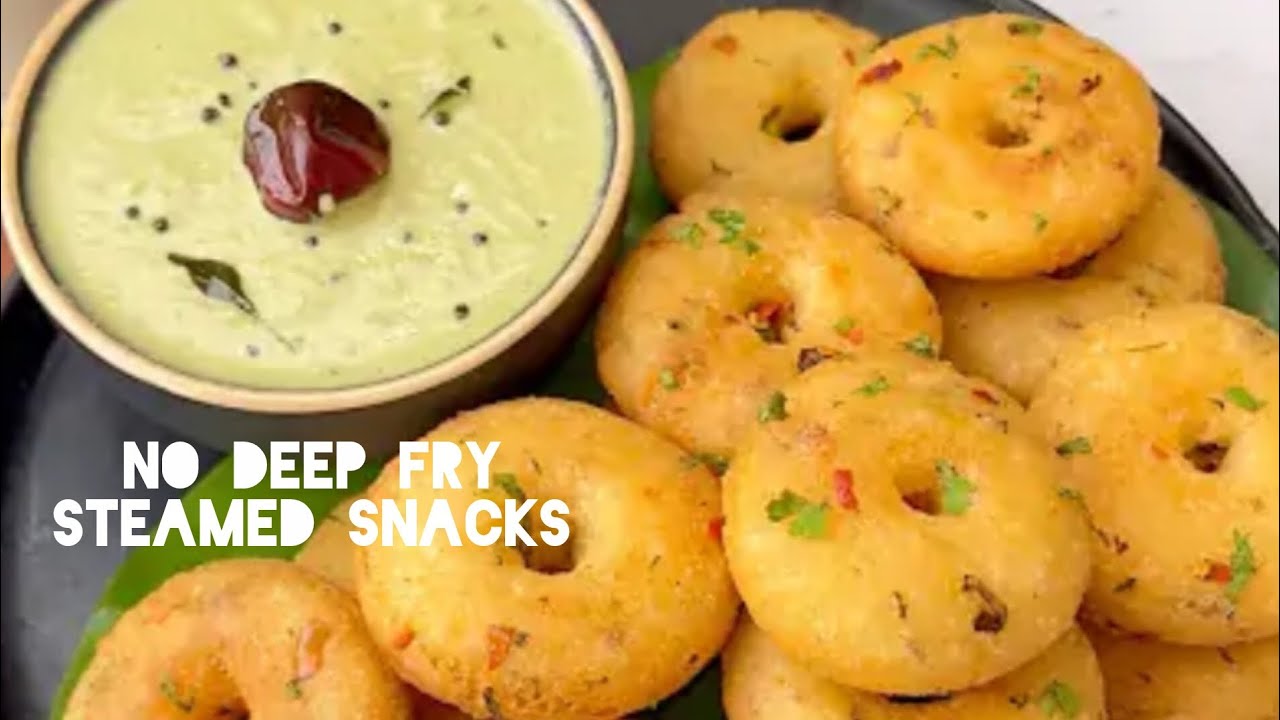 जब मेरा बेटा बरा कोचोरी खाने की जीद करता है  में  इसतरह  non fry  vada  बनाती  हूं | non fry  vada 😍